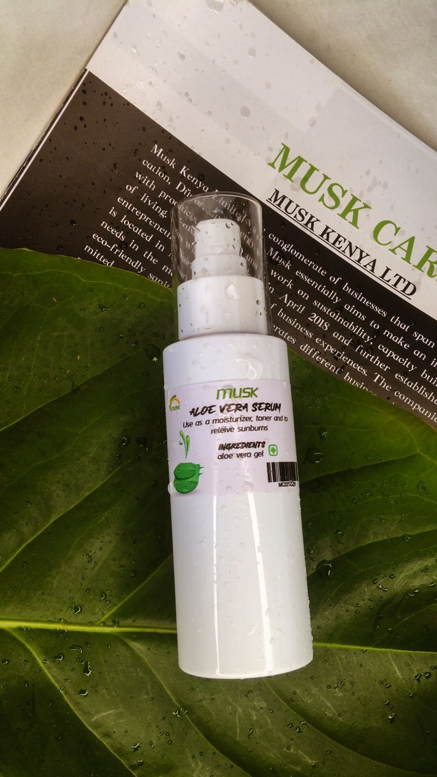 Musk Care Organic Aloe Vera Gel Serum